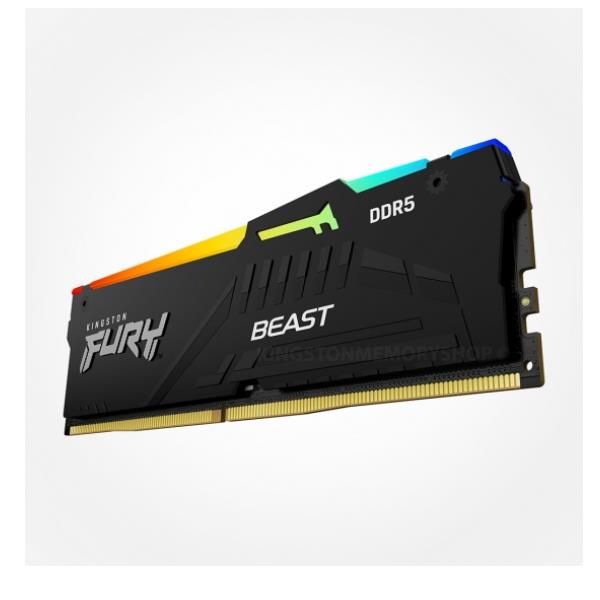 Kingston Fury Beast RGB 8GB DDR5 5600MT/s Non ECC DIMM [KF556C40BBA-8]