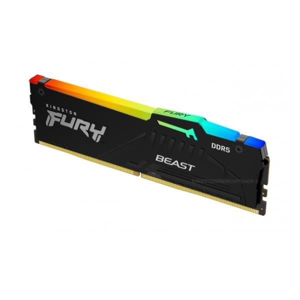 Kingston Fury Beast RGB 8GB DDR5 5600MT/s Non ECC DIMM [KF556C40BBA-8]