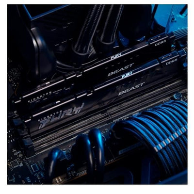 Kingston Fury Beast 2x32GB - DDR5 - 6000MT/s - CL36 - DIMM - 288-pin - Black [KF560C36BBEK2-64]