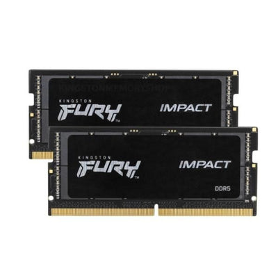 Kingston FURY Impact 32GB DDR5 SO-DIMM - 2x16GB - 4800MHz - CL38 - 1.1V [KF548S38IBK2-16]