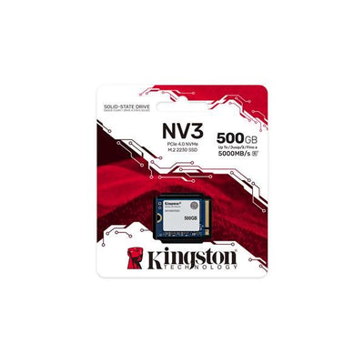KINGSTON SSD NV3 INTERNO 500GB PIC-E M.2 2230 NVME 4.0 [SNV3SM3/500G]