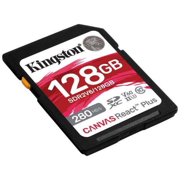 Canvas React Plus V60 SD Memory Card - 128GB - SDR2V6/128GB [SDR2V6/128GB]