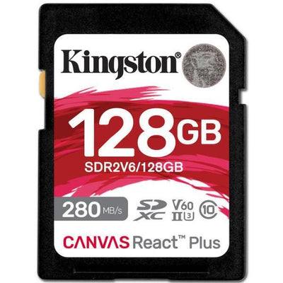 Canvas React Plus V60 SD Memory Card - 128GB - SDR2V6/128GB [SDR2V6/128GB]