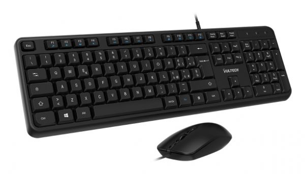 KIT TASTIERA E MOUSE CON FILO USB 2000DPI [KM-811]