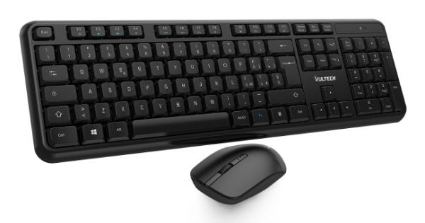 TASTIERA E MOUSE WIRELESS 1600DPI 2,4GHZ [KM-811W]