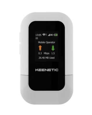 KEENETIC ROUTER ROAMER 4G MOBILE HOTSPOT WITH WI-FI 6 [KN-5110-01-EU]