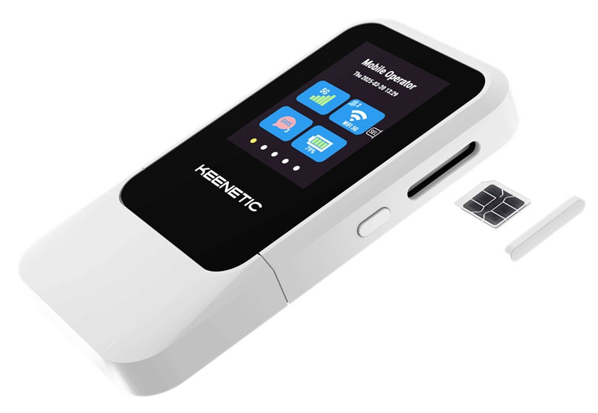 KEENETIC ROUTER ROAMER 5G MOBILE HOTSPOT WITH WI-FI 6 [KN-5210-01-EU]