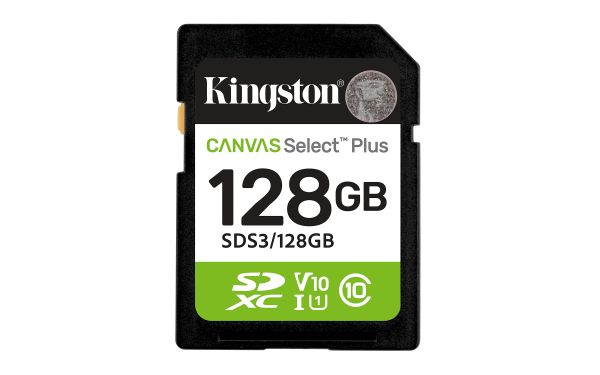 KINGSTON CANVAS SELECT PLUS SDXC 128GB 150MB/S [SDS3/128GB]