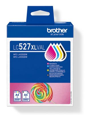 KIT 4 INK - LC-527XLVAL - 3.000P BK E 2.000P CMY [LC527XLVAL]