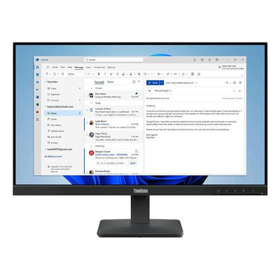LENOVO MONITOR 23,8 LED IPS 16:9 FHD 6 MS 250 CDM, VGA/HDMI, S24-4e [64B5KAT1EU]