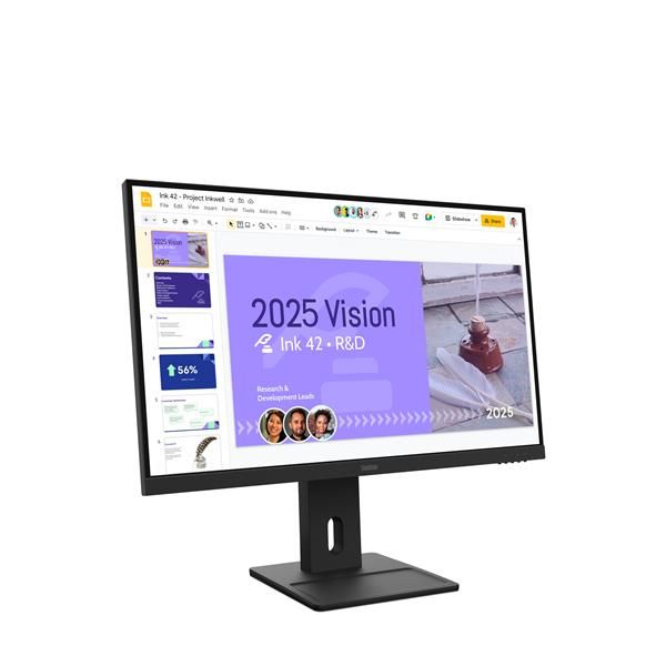 Lenovo ThinkVision E27Q-40 - 27 inch - Quad HD IPS LED Monitor - 2560x1440 - 100Hz - Pivot / HAS [64BDGAT4EU]
