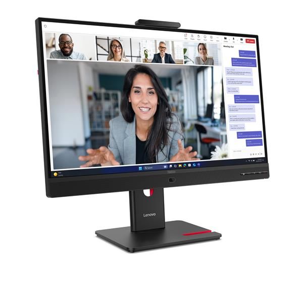 LENOVO MONITOR 23,8 LED IPS 16:9 FHD 6 MS 250 CDM, WEBCAM, PIVOT, VGA/DP/HDMI, MULTIMEDIALE, T24-4v [64B6MAT1EU]