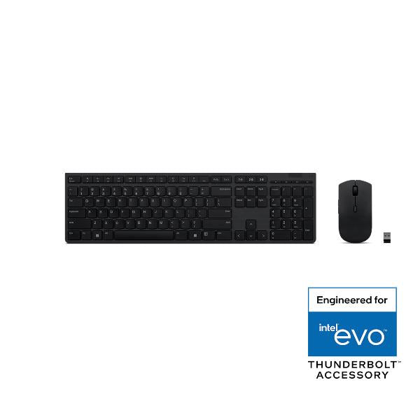 Lenovo 4X31R64334 tastiera Mouse incluso Ufficio RF senza fili + Bluetooth Italiano Grigio [4X31R64334]