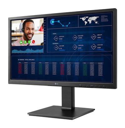 LG 24CQ651I-6P, 60,5 cm (23.8"), Full HD, Intel Pentium, 8 GB, 16 GB, IGEL OS - Nero [24CQ651I-6P.AEU]