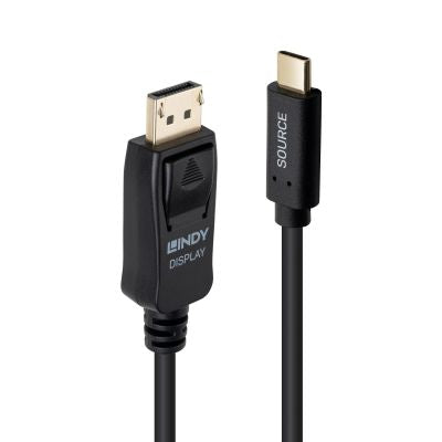 CAVO ADATTATORE USB TIPO C A DP 4K60 CON HDR 1M [LINDY43500]