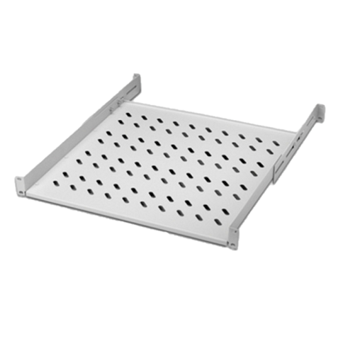 LINK RIPIANO PER ARMADIO 19" 1 UNITA PROFONDITA 450 MM. (UNIVERSALE) 4 ATTACCHI, BIANCO [LKRIP450L]