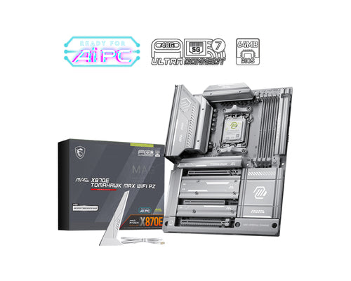 MSI MB MAG X870E TOMAHAWK MAX WIFI PZ,X870E,AM5,4DDR5,3PCI-Ex16,4M.2,4SATA3.0,1USB3.2 Gen2x2,3US [MAG X870E T MAX WIFI]
