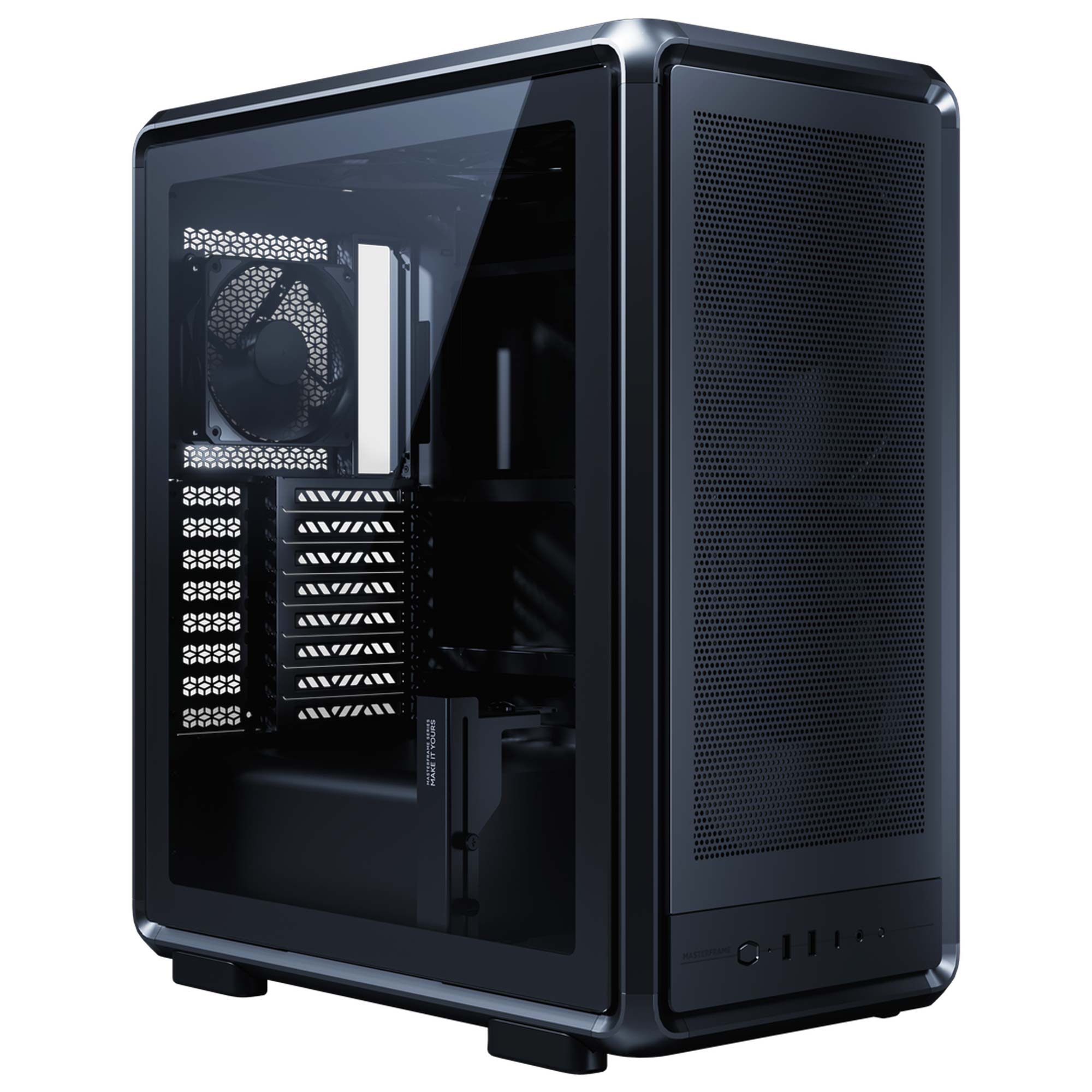 COOLER MASTER FRAME 500 500 MESH BLACK, MID TOWER, MB ATX/MATX MITX, CASE MODULARE , 3 VENTOLE NERE [MF500M-KHNN-S00]