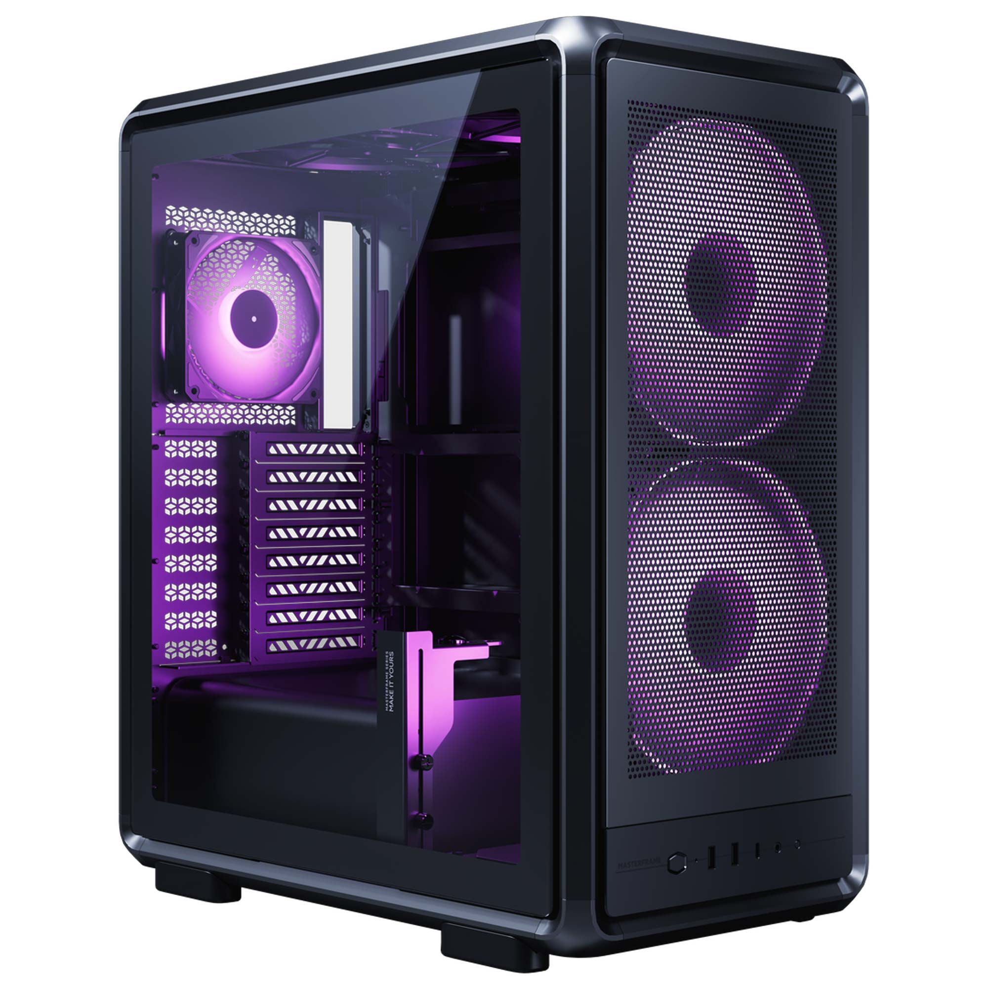 COOLER MASTER FRAME 500 MESH ARGB BLACK MB ATX/MAATX MIITX MODULARE 3 VENTOLE 2x200MM FRONT 1x12 [MF500M-KHNN-S01]