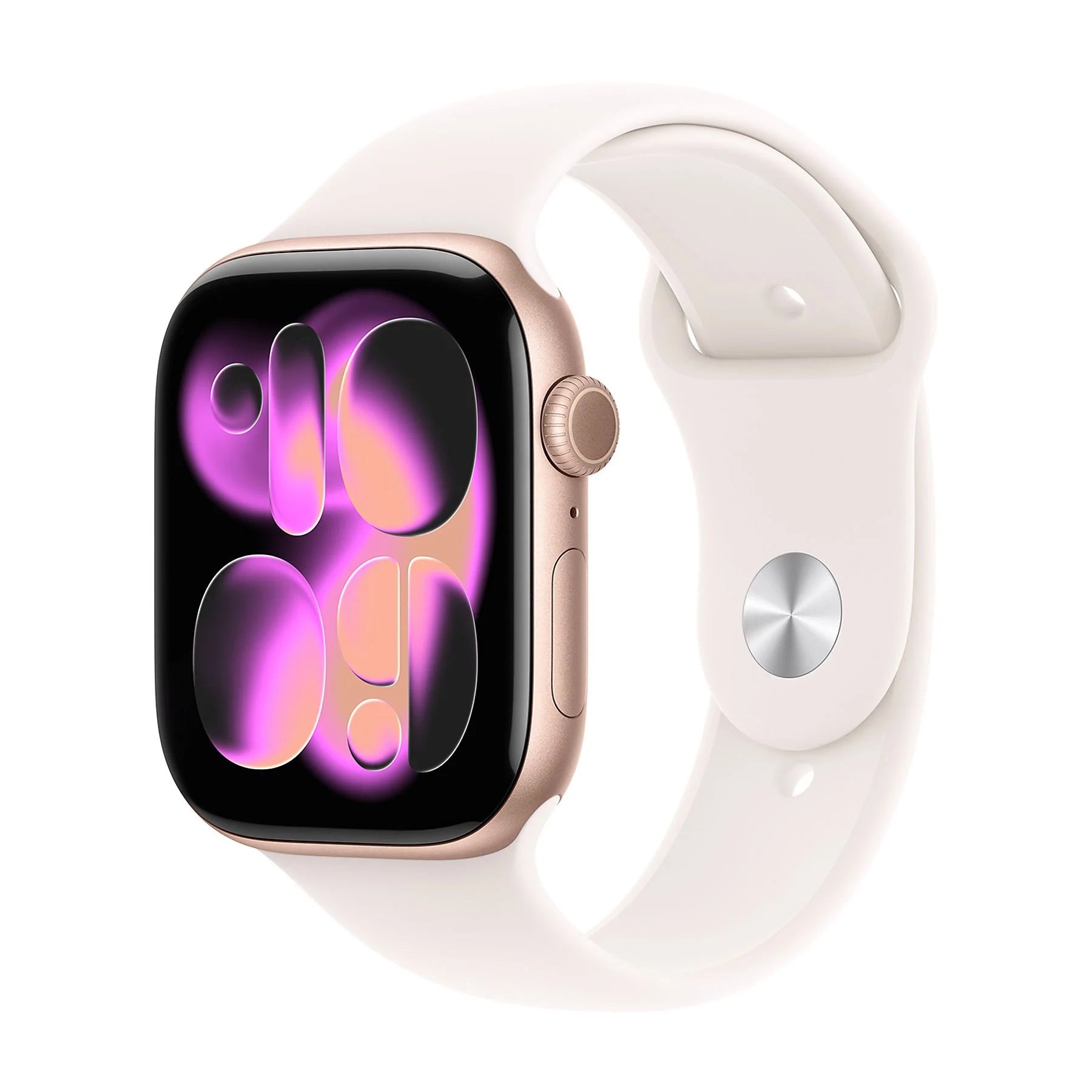 APPLE WATCH SERIES 11GPS + CELLULAR 46MM ROSE GOLD ALUMINIUM CASE WITH LIGHT BLUSH SPORT BAND - M/L [MFCJ4QL/A]
