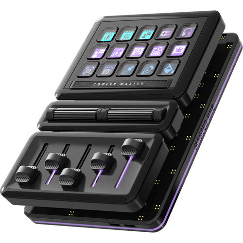 COOLER MASTER HUB, PIATTAFORMA MODULARE, BASE MAGNETICA, MODULI STREAMDECK E 2 ROLL E FADER [MHSK13AA00]