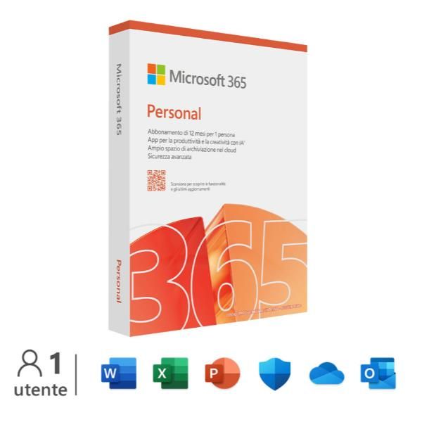 MICROSOFT M365 PERSONAL ITALIAN SUBSCR 1YR 1 USER [EP2-32448]