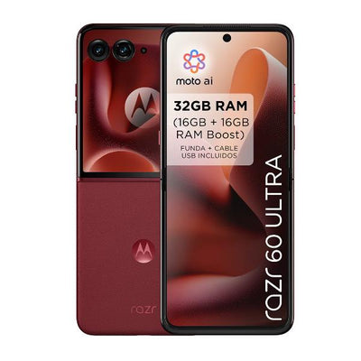 MOTOROLA RAZR 60 ULTRA 16+512GB 6.96 5G RIO RED [PB8R0005SE]
