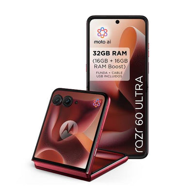 MOTOROLA RAZR 60 ULTRA 16+512GB 6.96 5G RIO RED [PB8R0005SE]