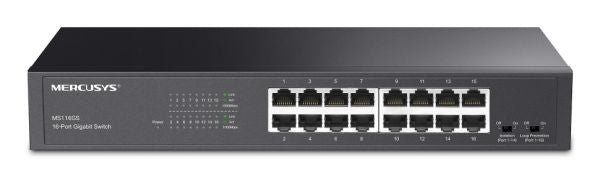 16-PORT GIGABIT DESKTOP/RACKMOUNT SWITCH [MS116GS]