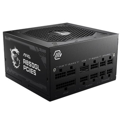 MSI ALIMENTATORE MAG A850GL PCIE5, EU, 850W, FULLY-MODULAR, 80 PLUS GOLD [MAG A850GL]