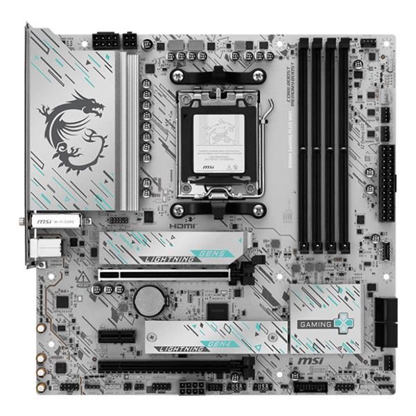 MSI MB B850M GAMING PLUS WIFI,B850M,AM5,4DDR5,2PCI-Ex16,1PCI-Ex1,2M.2,4SATA3,6USB3.2 Gen2,5USB3 [B850M GAM PLUS W]