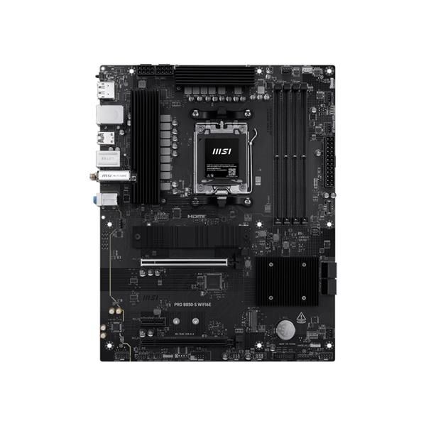 MSI MB PRO B850-S WIFI6E,AM5,4DDR5,2PCI-Ex16,1PCI-Ex1,2M.2,4SATA3,5USB 10G,6USB 5G,4USB2,HD AUDI [PRO B850-S WIFI6E]