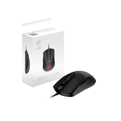 MSI MOUSE FORGE GM100, USB, OTTICO, 6400DPI, 7 PULSANTI CON ROTELLA, NERO [S12-0402310-HH9]