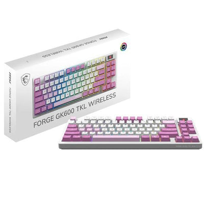 MSI GK600 WHITE DEEP PURPLE LIGHT PURPLE FORGE KEYBOARD ,ITA [S11-43ITQ01-HH9]