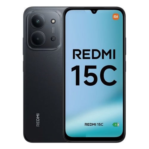 XIAOMI SMARTPHONE Redmi 15c 4+128GB 6.9 4G Midnight Black DS [MZB0KOAEU]