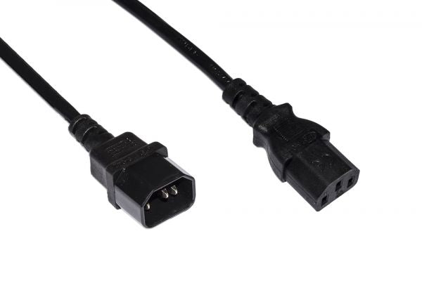 POWER CORD VDE C13/C14 Nero mt.1,80 (LKIEC18) [NK-VDE1314-1.8]