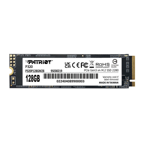 PATRIOT SSD P320 128GB M.2280 PCI-E R/W 1600/1000MB/S [P320P128GM28]