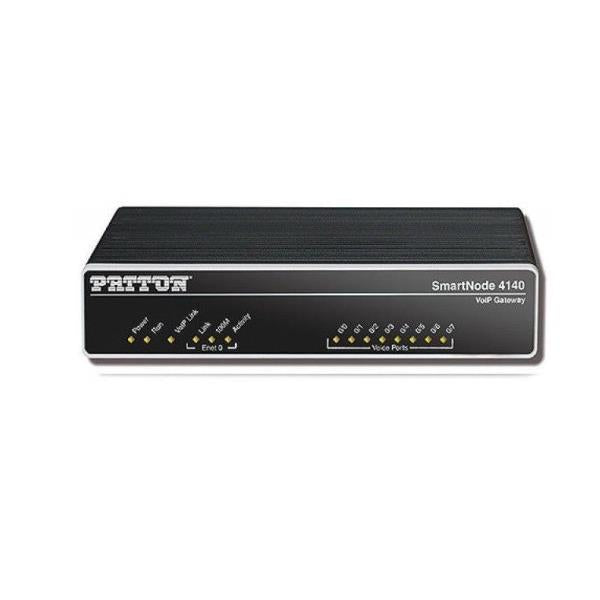 Patton SN4141/2ETH4JS4V/EUI, SmartNode VoIP Gateway, 4FXS, 4 VoIP Calls, 4 SIP-SIP Calls upg. Transcoding (max. 4calls), 2x Gig Ethernet [SN4141/2ETH4JS4V/EUI]