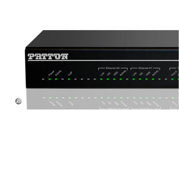 Patton SN4980A/4E60VRHP/EUI, SmartNode GW-eSBC, 4 E1/T1 PRI, Trinity, 60 VoIP Calls not upgr, Failover relay, HPC, 2x Gig Ethernet [SN4980A/4E60VRHP/EUI]