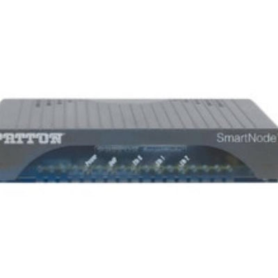 Patton SN500/4B/EUI, SmartNode eSBC, 4 SIP Sessions no RTP transcoding (SIP b2b UA) upgradeable (max. 30), 2x Gig Ethernet, external UI power NA/EU (100240) [SN500/4B/EUI]
