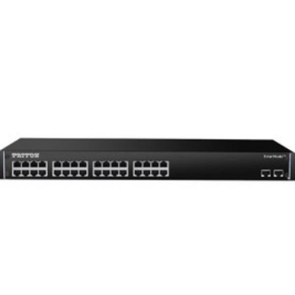 Patton SN4741/24JS24V/RJ11/EUI, SmartNode VoIP Gateway, 24 FXS on RJ11, 24 VoIP Calls, upgradeable to eSBC (max. 200 SIP calls), Optional SIP-TLS/SRTP, Optional Transcoding (max. 16 calls), 2x Gig Eth [SN4741/24JS24V/RJ11/EUI]
