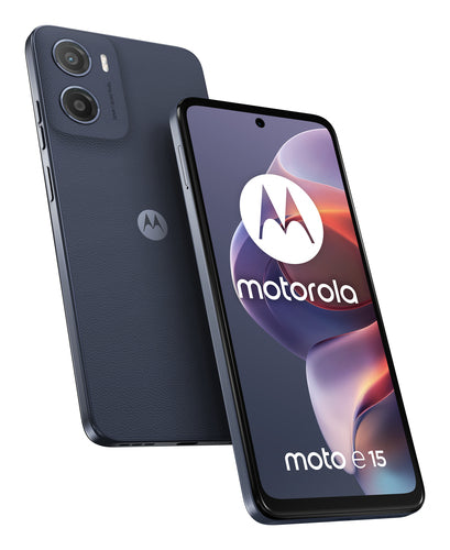 MOTOROLA E15 64GB 2GB DUOS DENIM BLUE [PB6S0013FR]