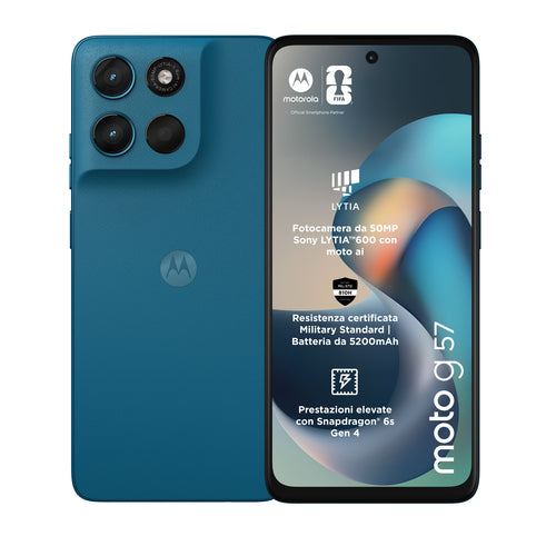 MOTOROLA SMARTPHONE MOTO G57 5G 8+256 CORSAIR GREEN [PBAE0050IT]