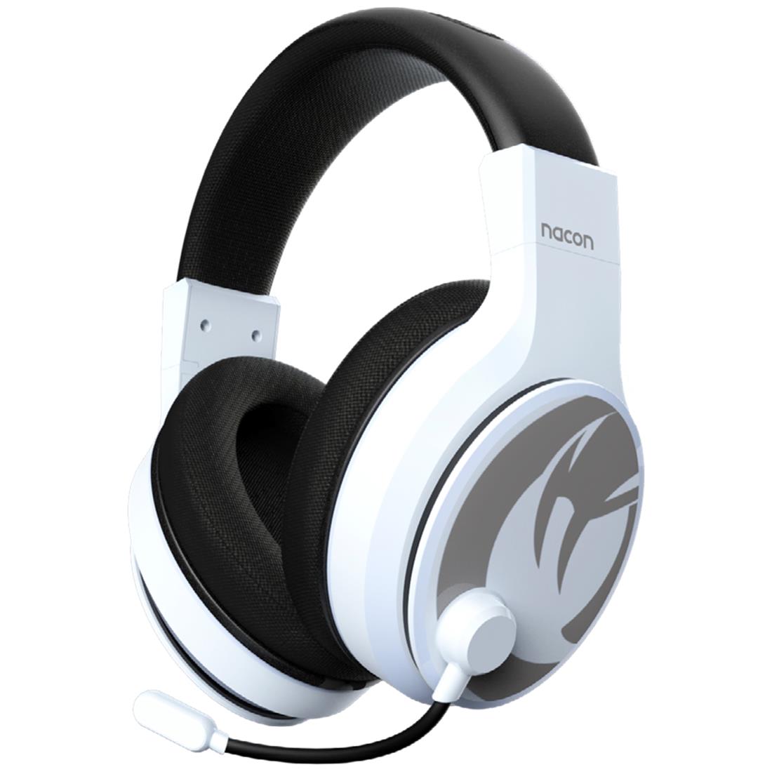 NACON CUFFIE GAMING GH-120W PC/PS4/XB1, BIANCHE [PCGH-120W]