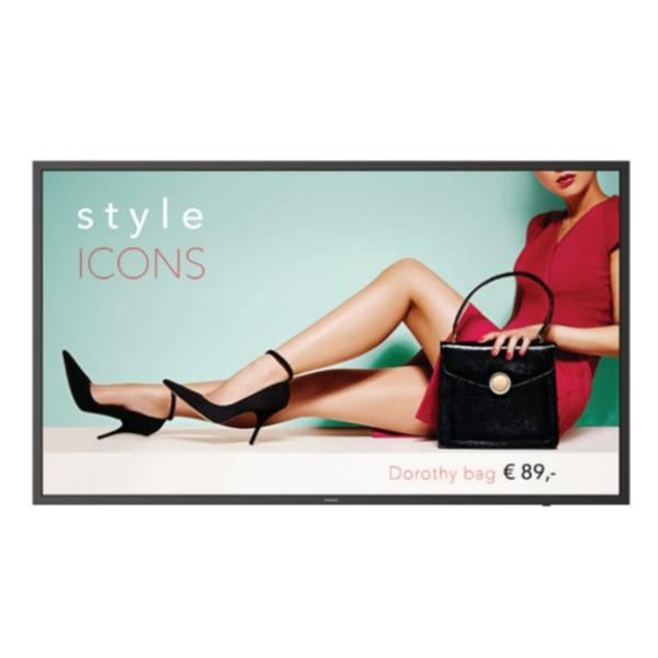 Philips 55BDL6052H/12 visualizzatore di messaggi Pannello piatto per segnaletica digitale 138,7 cm (54.6") Wi-Fi 2500 cd/m Full HD Nero Android 11 24/7 [55BDL6052H/12]