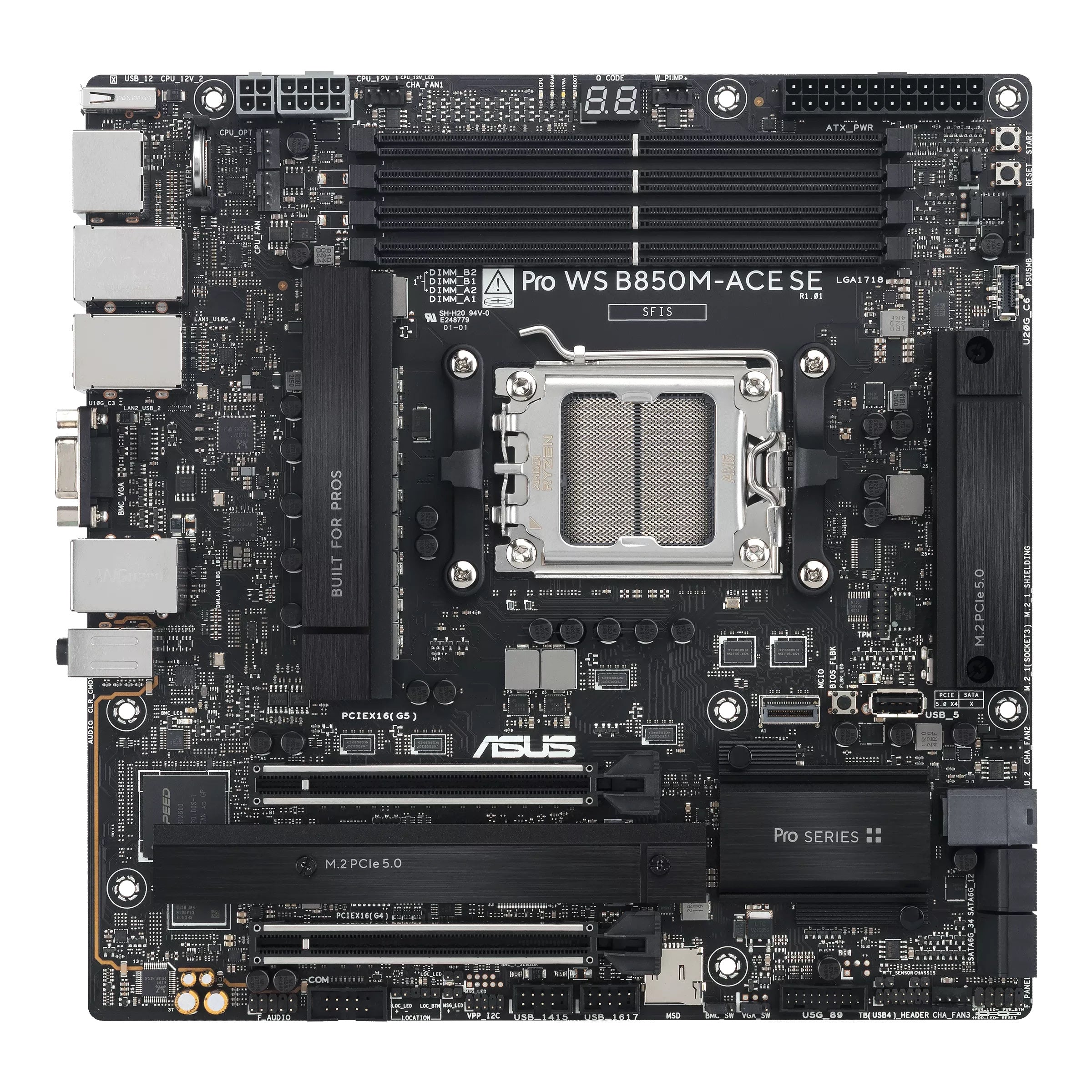 ASUS MB SOCKET AM5,B850,BMC,10G LAN,MB [PRO WS B850M-ACE SE]