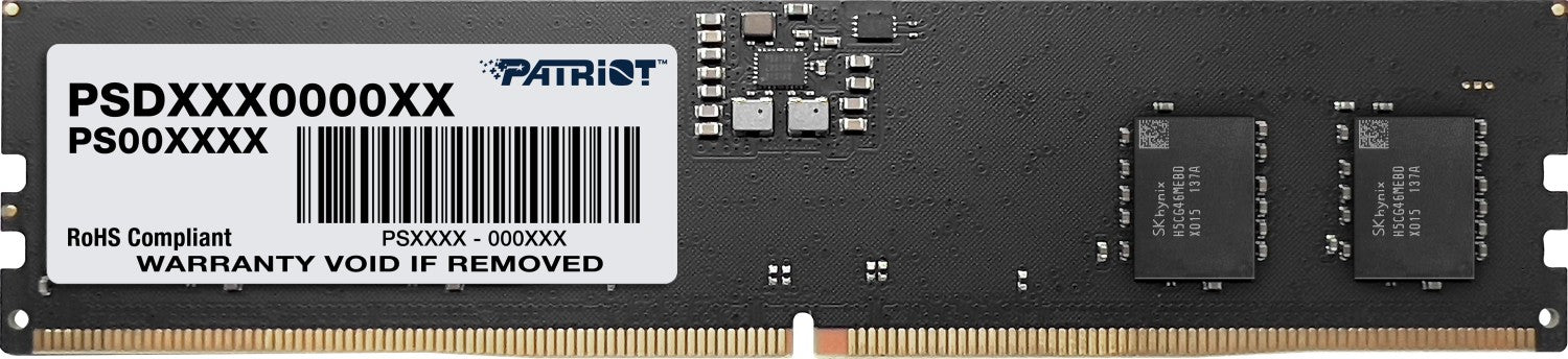 PATRIOT RAM DIMM 8GB DDR 5 5200MHZ [PSD58G520082]