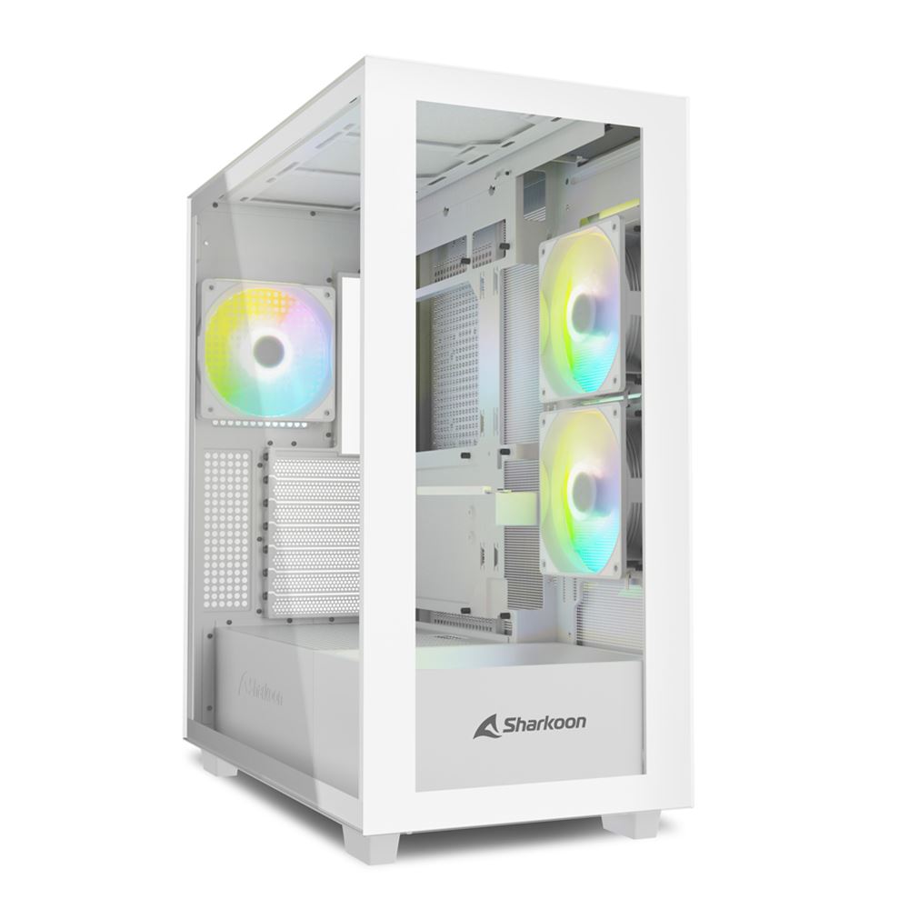 Sharkoon Rebel C60 Midi Tower Bianco [REBELC60WHITERGB]