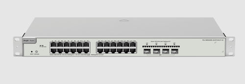 REYEE SWITCH POE 24 PORTE GIGABIT, LAYER 2+, CLOUD MANAGED, 4 PORTE UPLINK 10G SFP+, POE BUDGET 370W [RG-NBS3200]