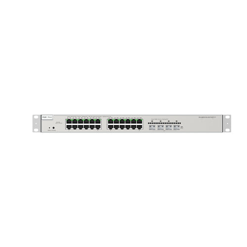 REYEE CLOUD SWITCH MANAGED GIGABIT POE L3, 24XGE POE 4XSFP+, POWER BUDGET 370W, RACK MOUNT [RG-NBS5200-24GT4XS-P]